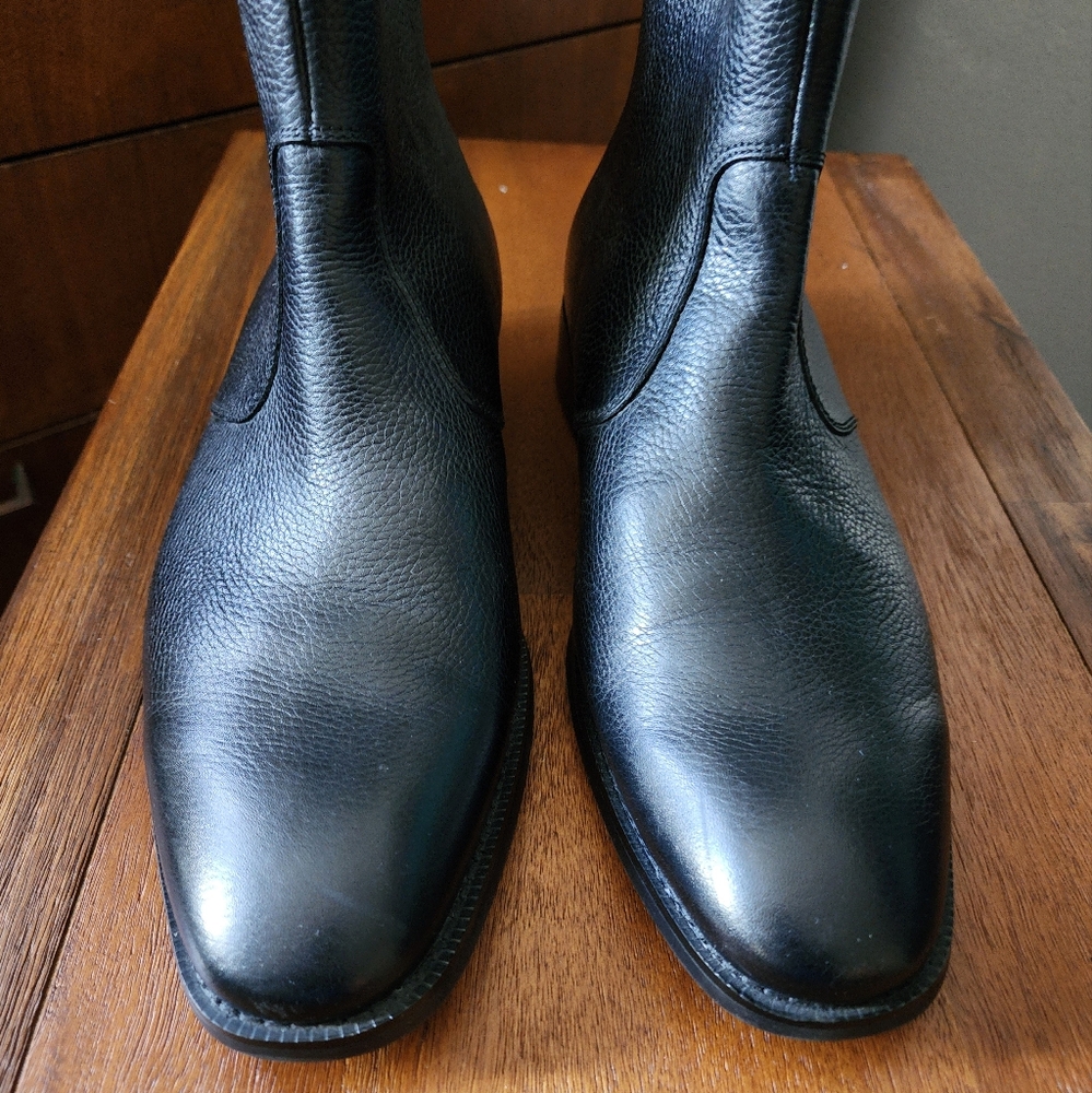 Kenneth Cole Leather Chelsea Ankle Boot